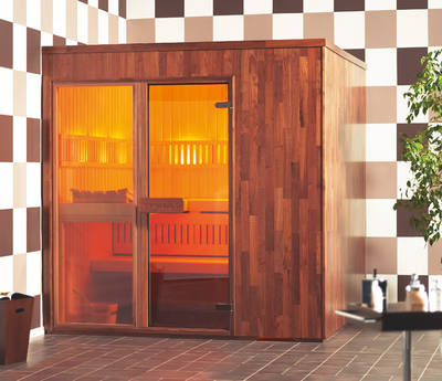 Die Solarsauna Varioline lässt in puncto Ausstattung und komfortable Extras kaum Wünsche offen