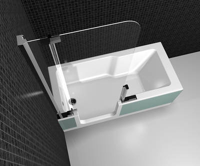 Vollwertiges Duschen und Baden in der Artweger Twinline 2